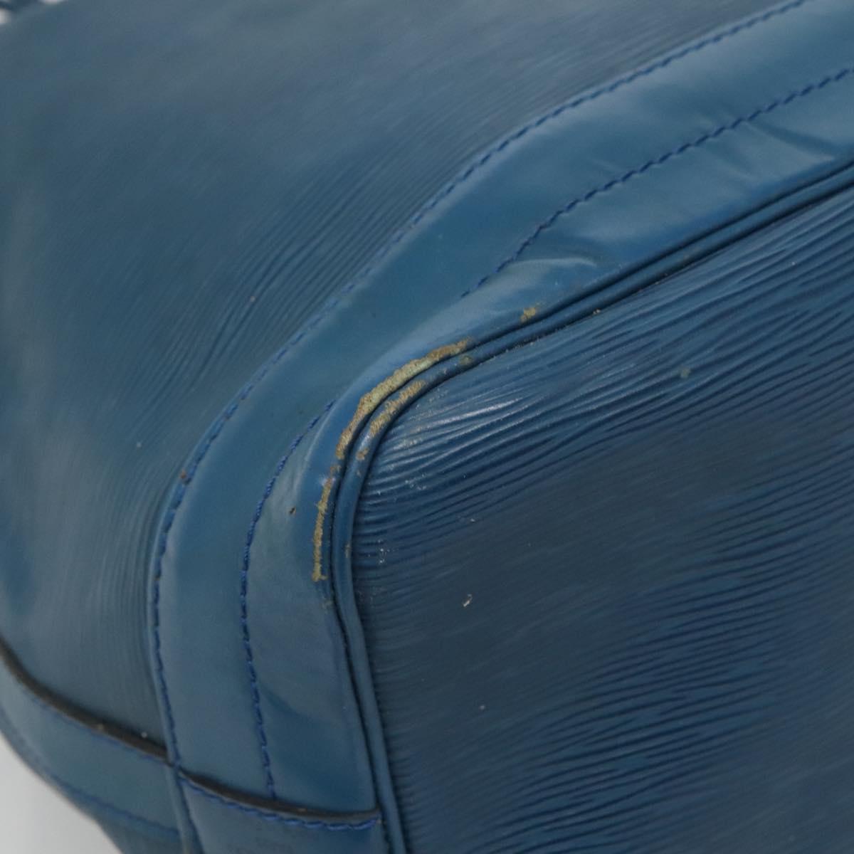 LOUIS VUITTON Epi Noe Shoulder Bag Toledo Blue M44005 LV Auth ep10419