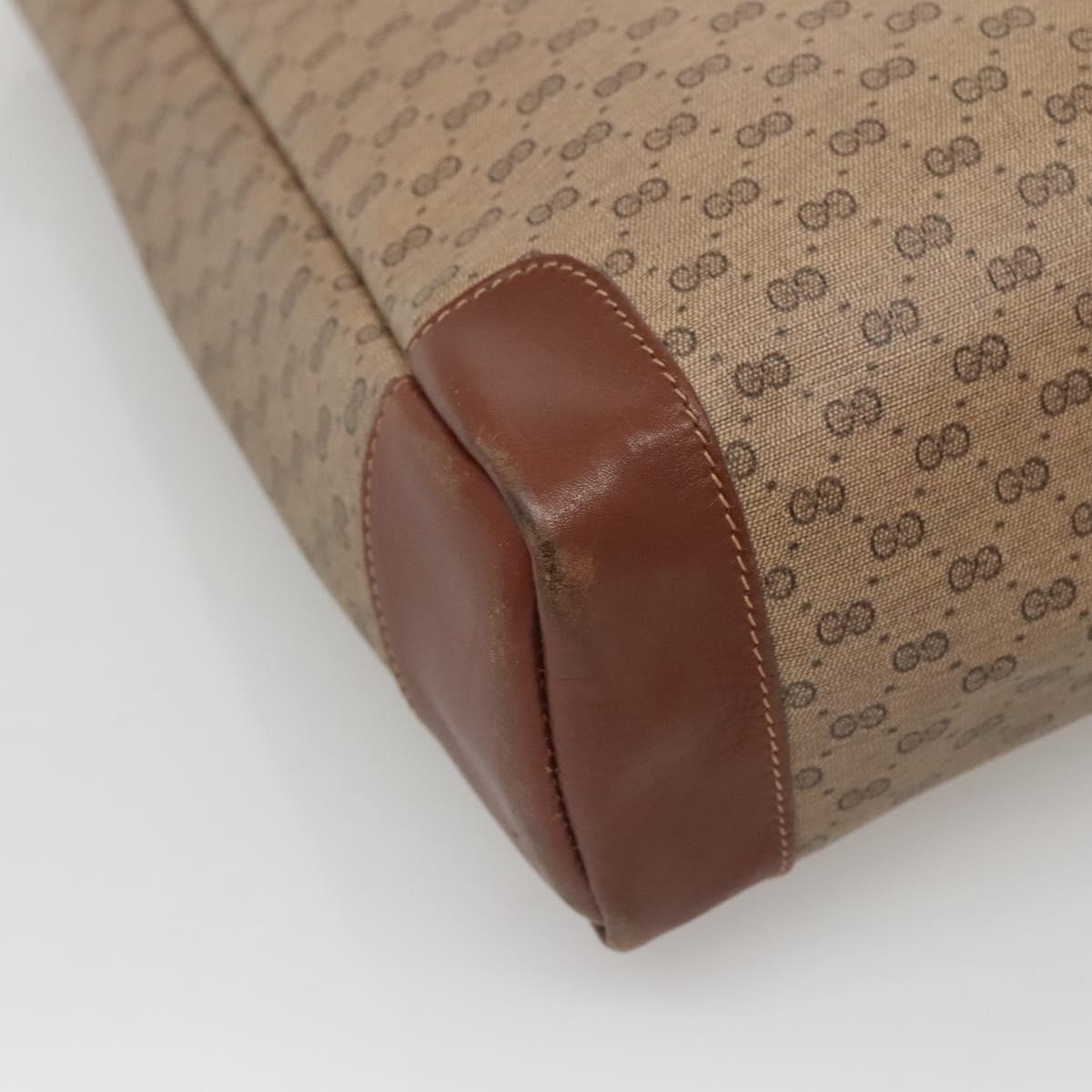 GUCCI Micro GG Supreme Tote Bag PVC Beige Gold 002 37 0035 Auth ep10439