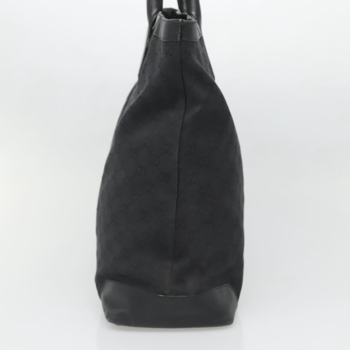 GUCCI GG Canvas Sherry Line Hand Bag Black Silver 002 1093 Auth ep10440