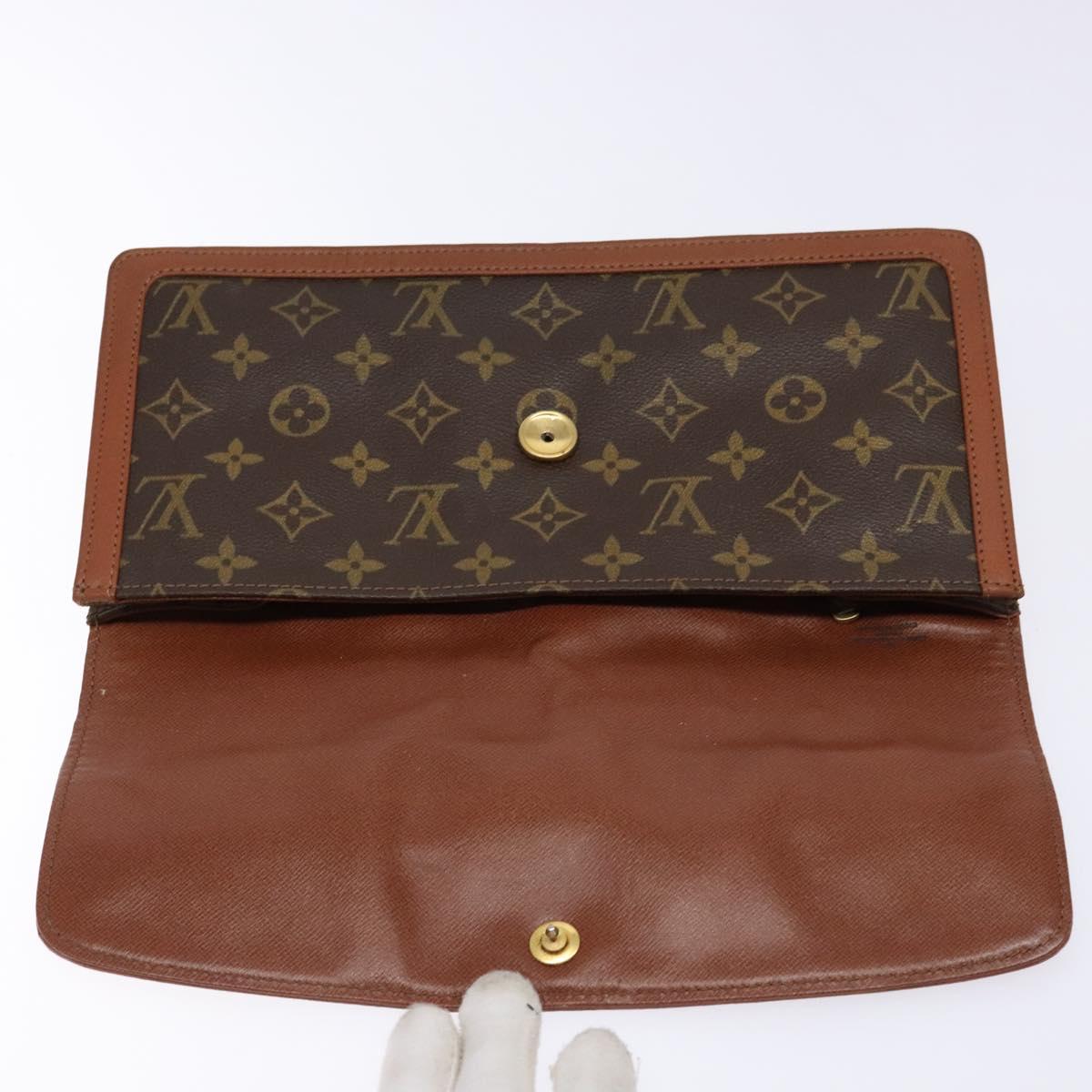 LOUIS VUITTON Monogram Pochette Dam GM Clutch Bag M51810 LV Auth ep10450