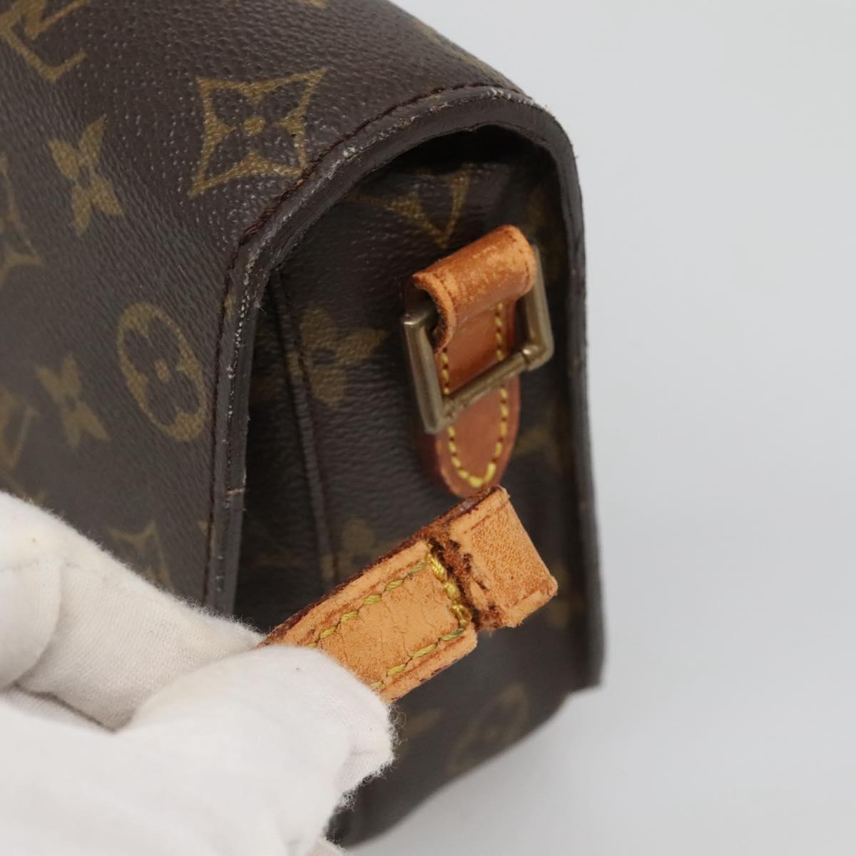 LOUIS VUITTON Monogram Monogram Saint Cloud MM Shoulder Bag M51243 Auth ep10458