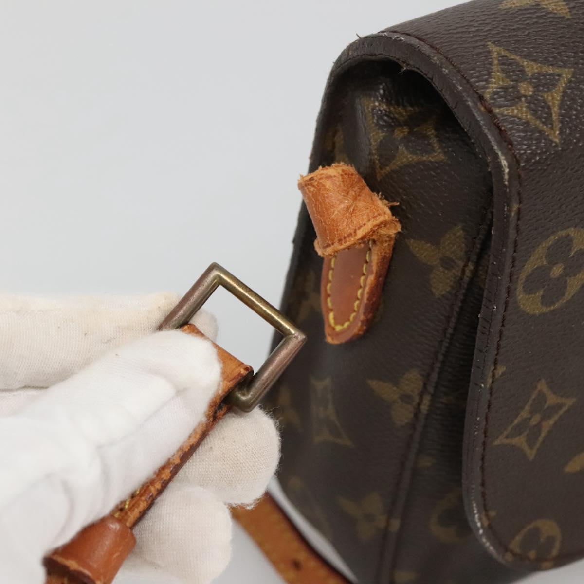 LOUIS VUITTON Monogram Monogram Saint Cloud MM Shoulder Bag M51243 Auth ep10458