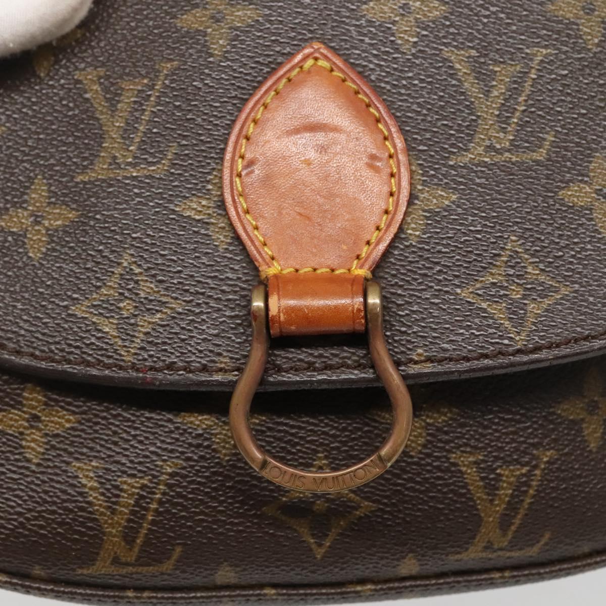 LOUIS VUITTON Monogram Monogram Saint Cloud MM Shoulder Bag M51243 Auth ep10458