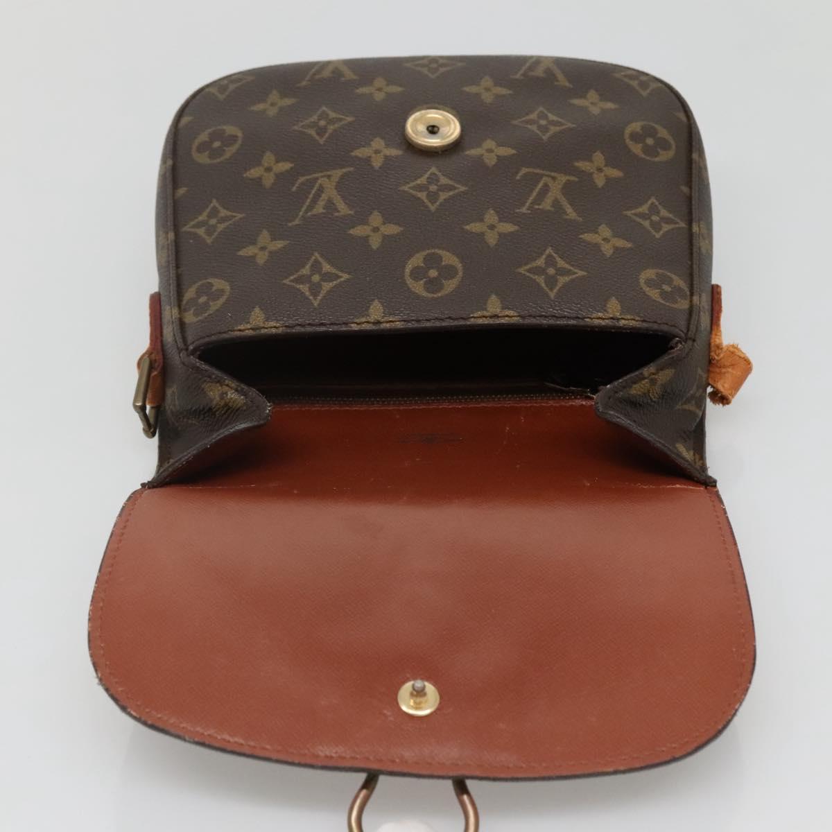 LOUIS VUITTON Monogram Monogram Saint Cloud MM Shoulder Bag M51243 Auth ep10458