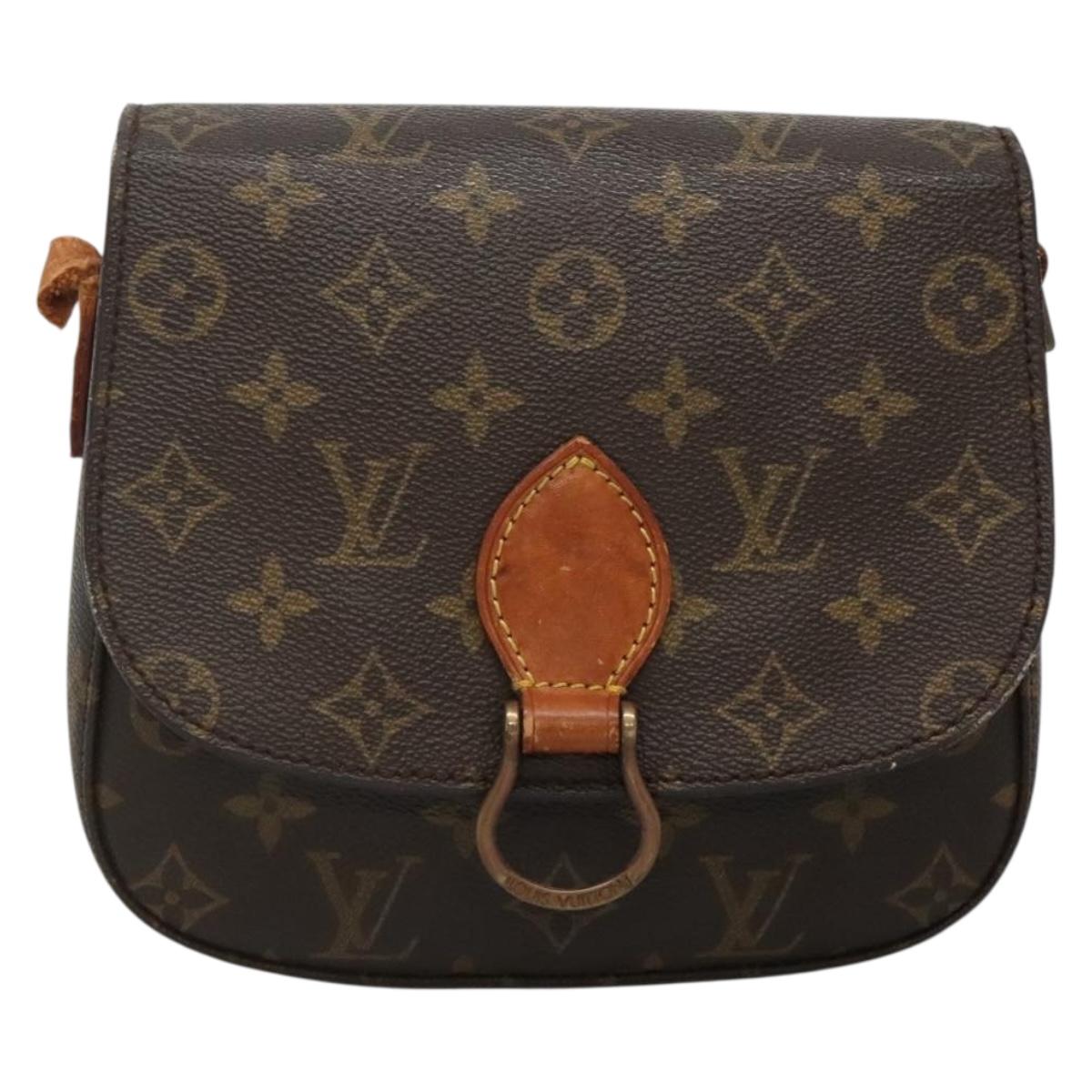 LOUIS VUITTON Monogram Monogram Saint Cloud MM Shoulder Bag M51243 Auth ep10458