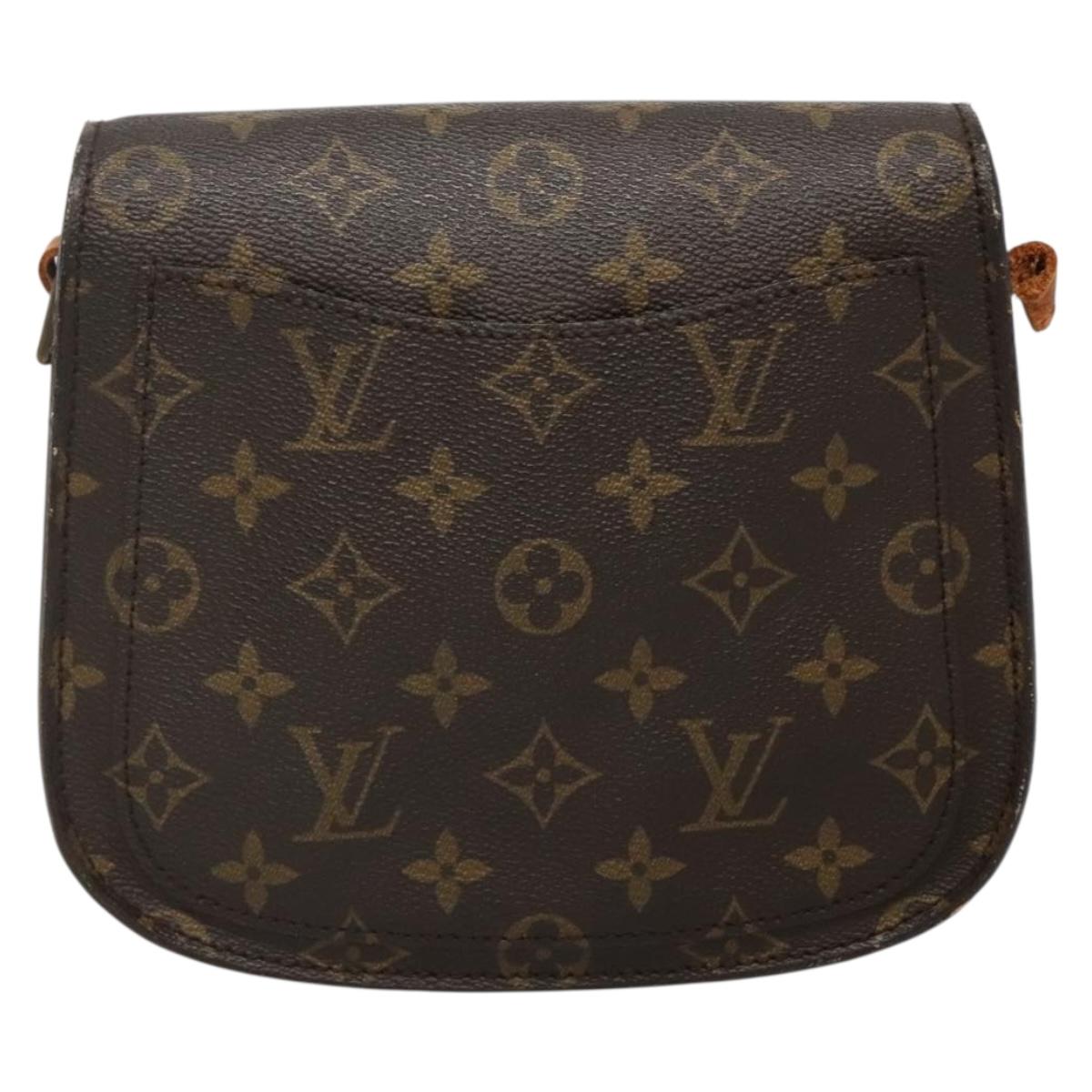 LOUIS VUITTON Monogram Monogram Saint Cloud MM Shoulder Bag M51243 Auth ep10458