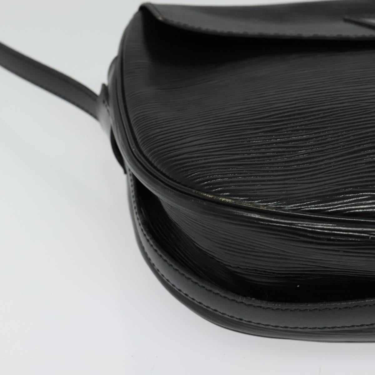 LOUIS VUITTON Epi Jeune Fille MM Shoulder Bag Black M52152 LV Auth ep10474