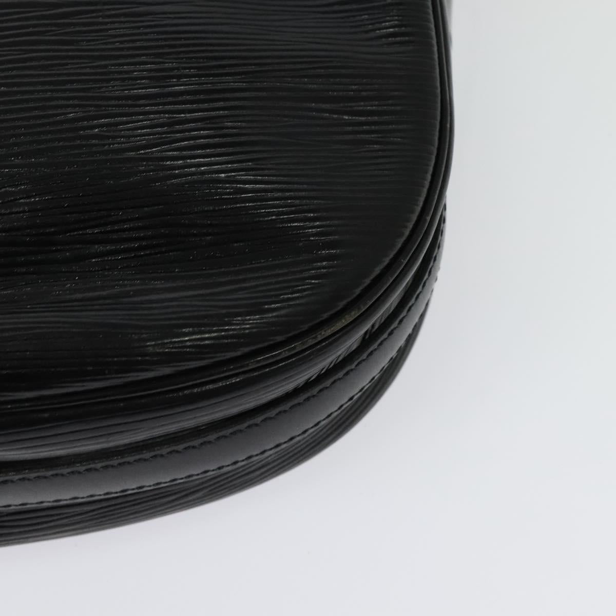 LOUIS VUITTON Epi Jeune Fille MM Shoulder Bag Black M52152 LV Auth ep10474