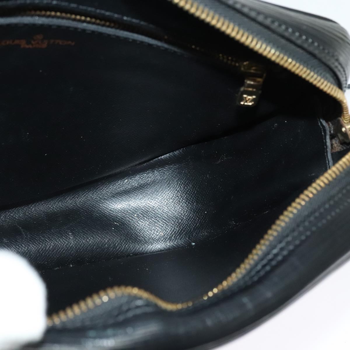 LOUIS VUITTON Epi Jeune Fille MM Shoulder Bag Black M52152 LV Auth ep10474