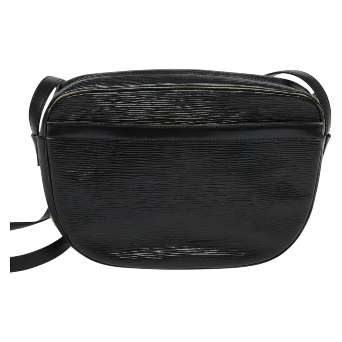 LOUIS VUITTON Epi Jeune Fille MM Shoulder Bag Black M52152 LV Auth ep10474