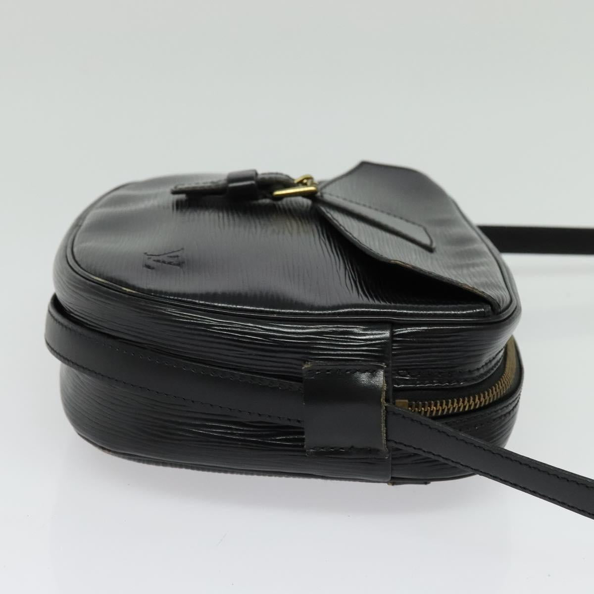 LOUIS VUITTON Epi Jeune Fille MM Shoulder Bag Black M52152 LV Auth ep10474