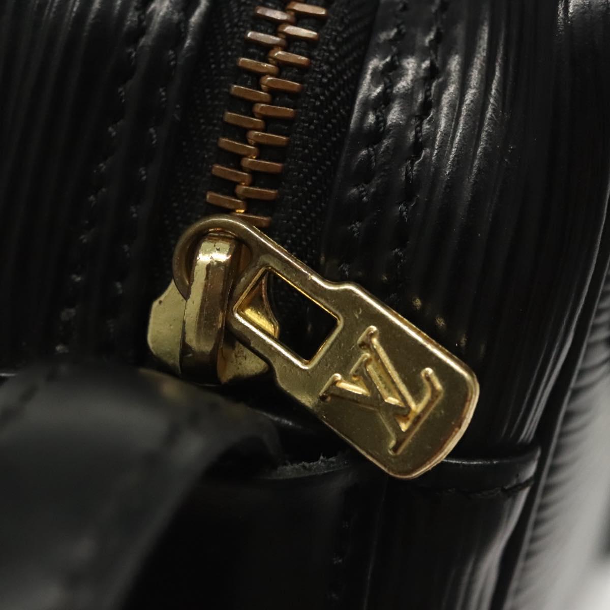 LOUIS VUITTON Epi Jeune Fille MM Shoulder Bag Black M52152 LV Auth ep10520