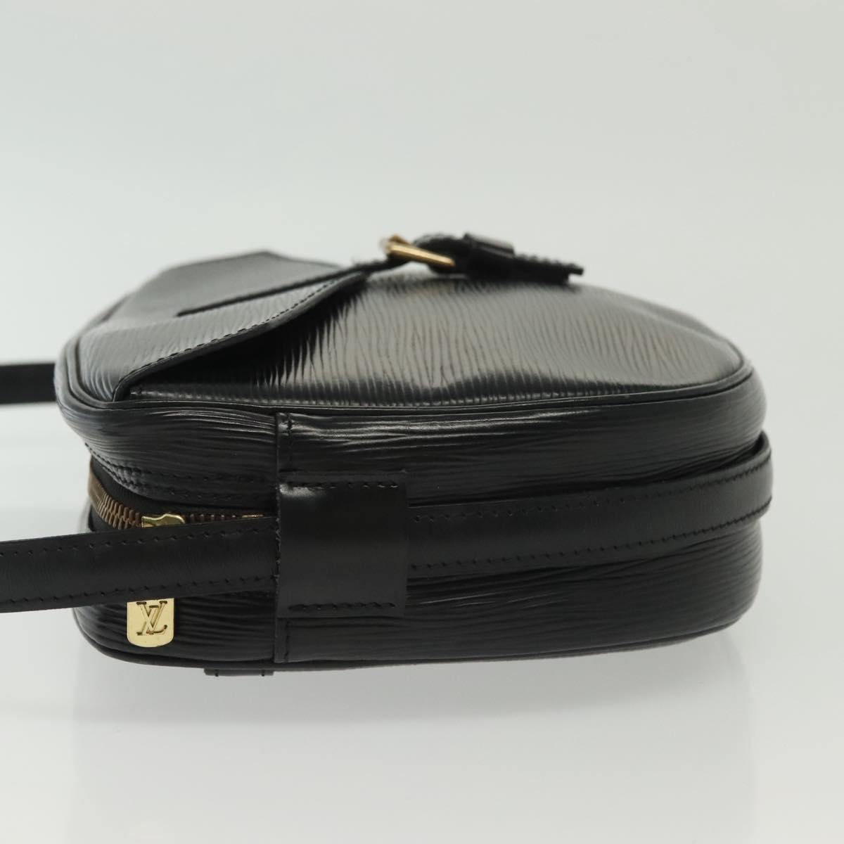 LOUIS VUITTON Epi Jeune Fille MM Shoulder Bag Black M52152 LV Auth ep10520