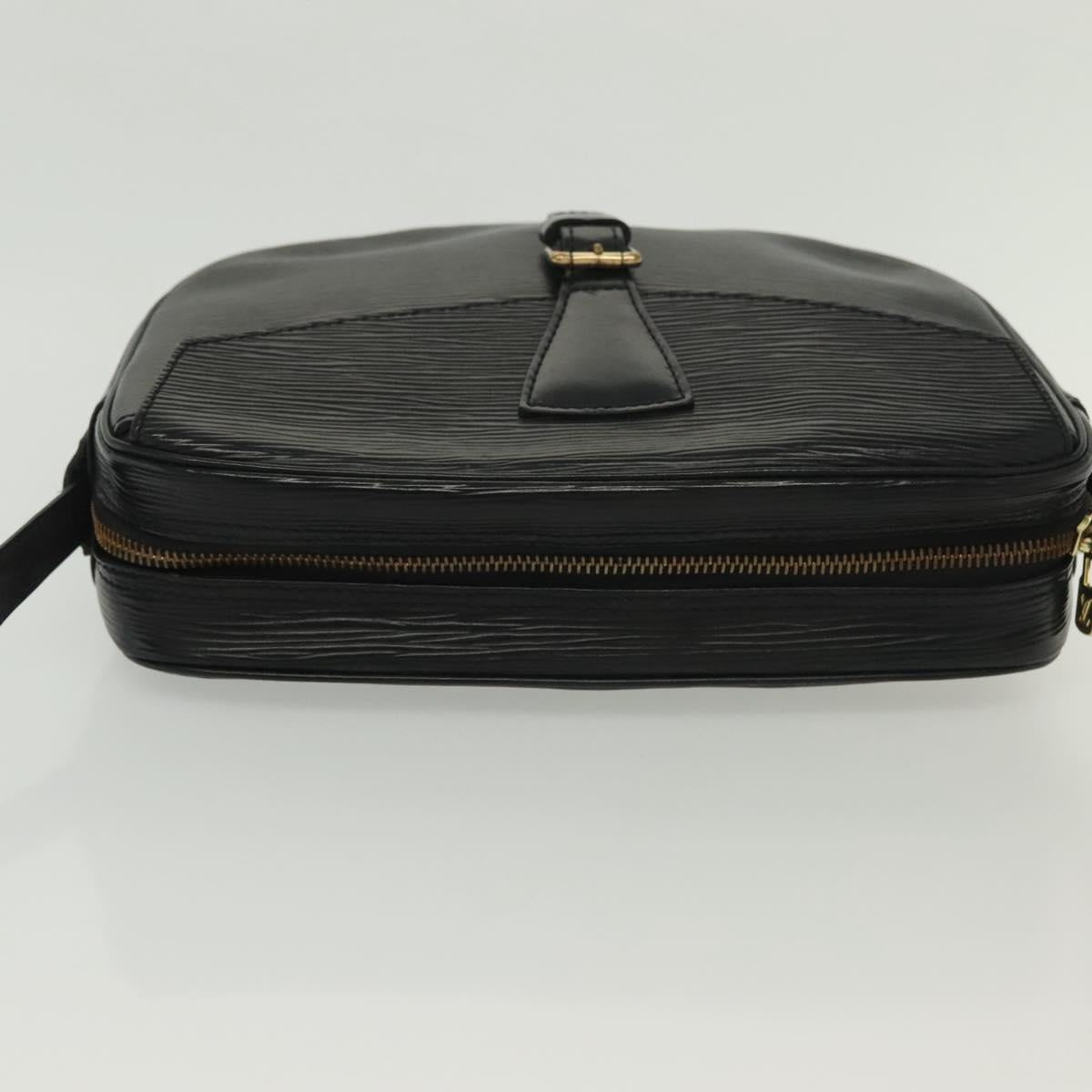 LOUIS VUITTON Epi Jeune Fille MM Shoulder Bag Black M52152 LV Auth ep10520