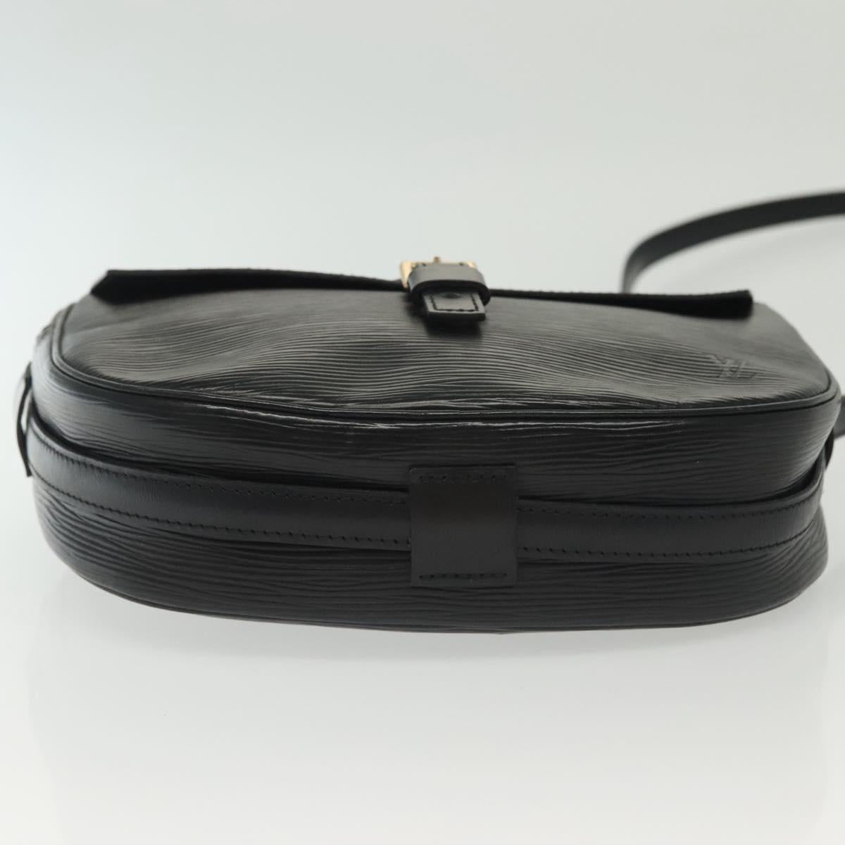 LOUIS VUITTON Epi Jeune Fille MM Shoulder Bag Black M52152 LV Auth ep10520