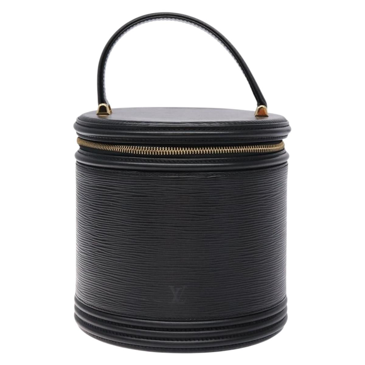 LOUIS VUITTON Epi Cannes Hand Bag Black M48032 LV Auth ep10533