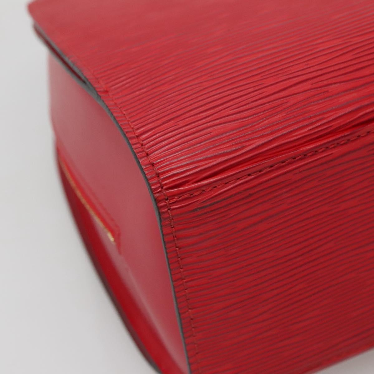 LOUIS VUITTON Epi Pont Neuf Hand Bag Red M52057 LV Auth ep10536