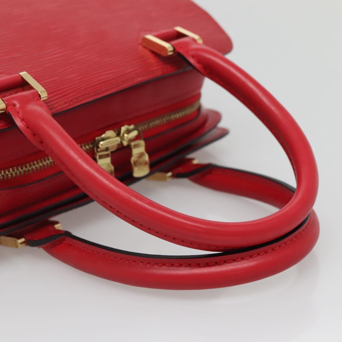 LOUIS VUITTON Epi Pont Neuf Hand Bag Red M52057 LV Auth ep10536