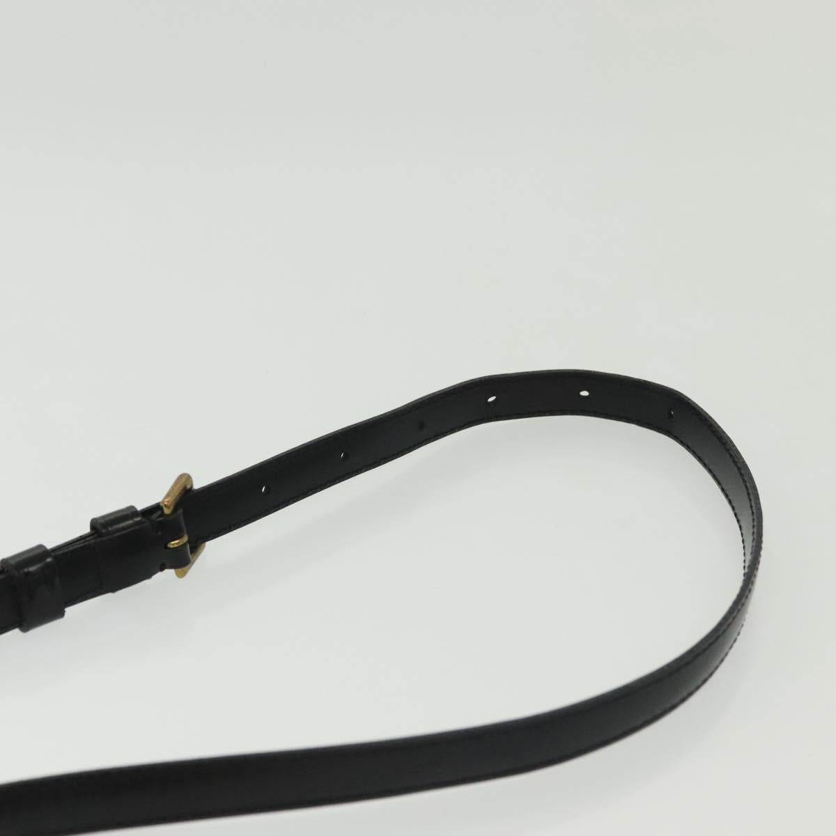 LOUIS VUITTON Epi Jeune Fille MM Shoulder Bag Black M52152 LV Auth ep10540