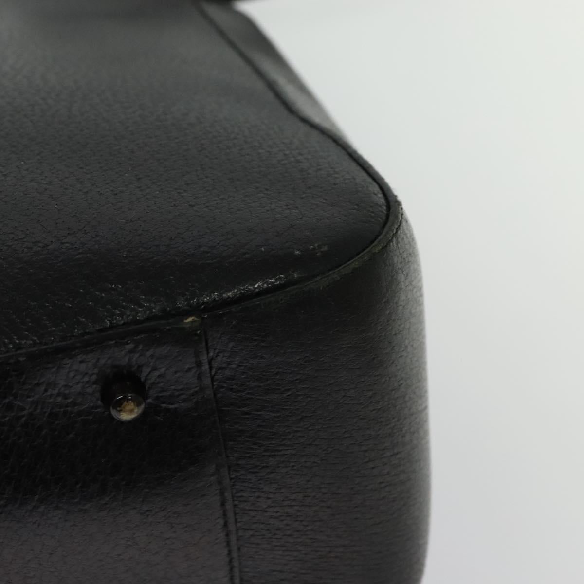GUCCI Hand Bag Leather 2way Black 000 2058 0307 6 Auth ep10542