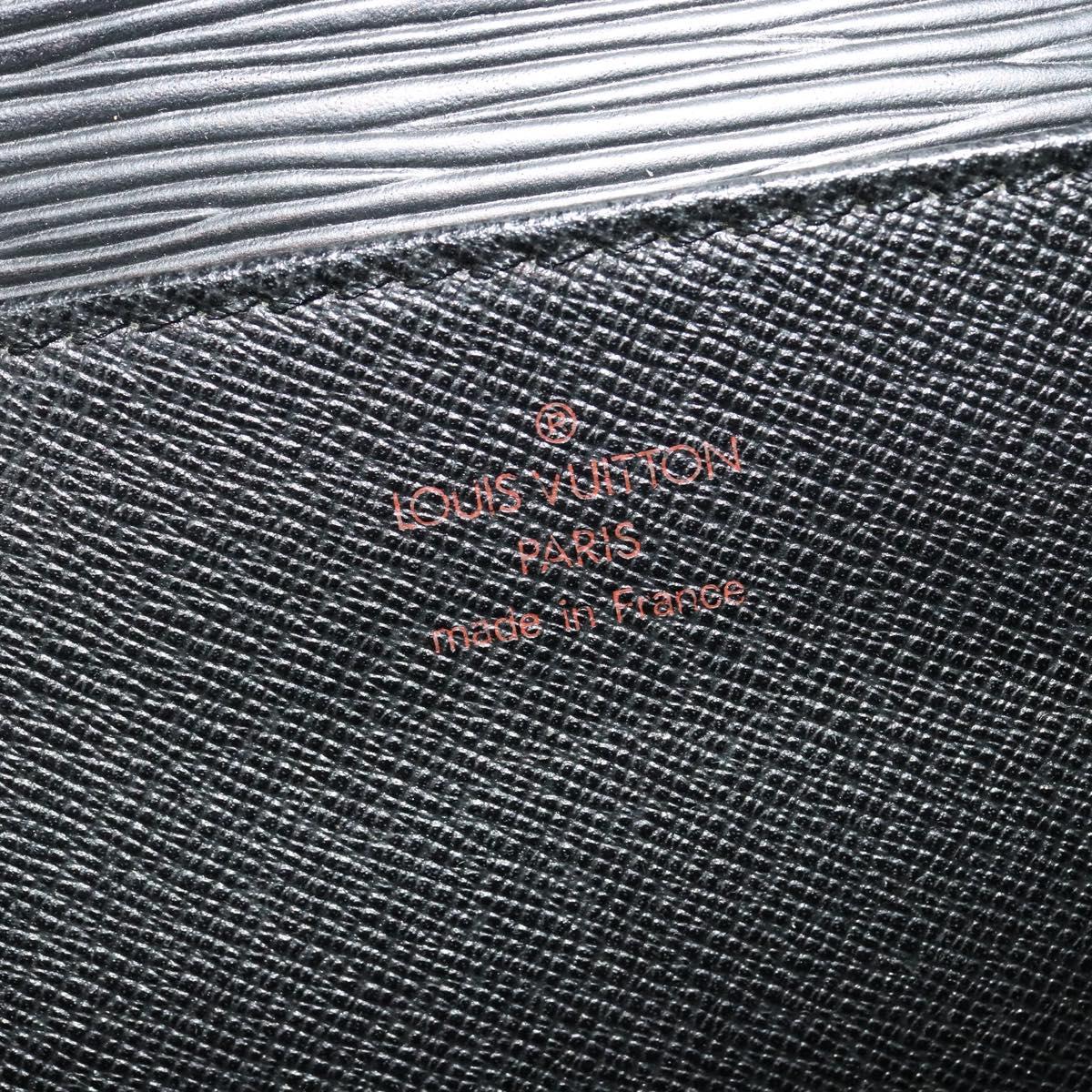 LOUIS VUITTON Epi Serviette Ambassador Business Bag Black M54412 LV Auth ep10554