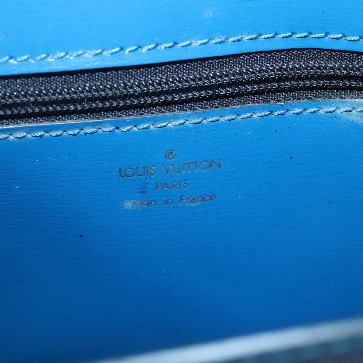 LOUIS VUITTON Epi Pochette Arche Shoulder Bag Blue M52575 LV Auth ep10558