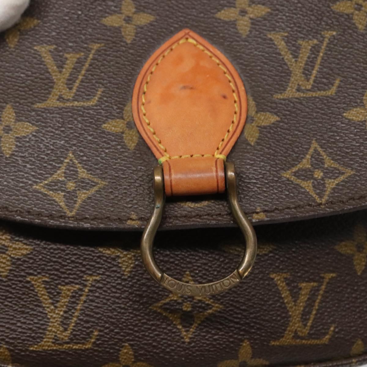 LOUIS VUITTON Monogram Saint Cloud MM Shoulder Bag M51243 LV Auth ep10559