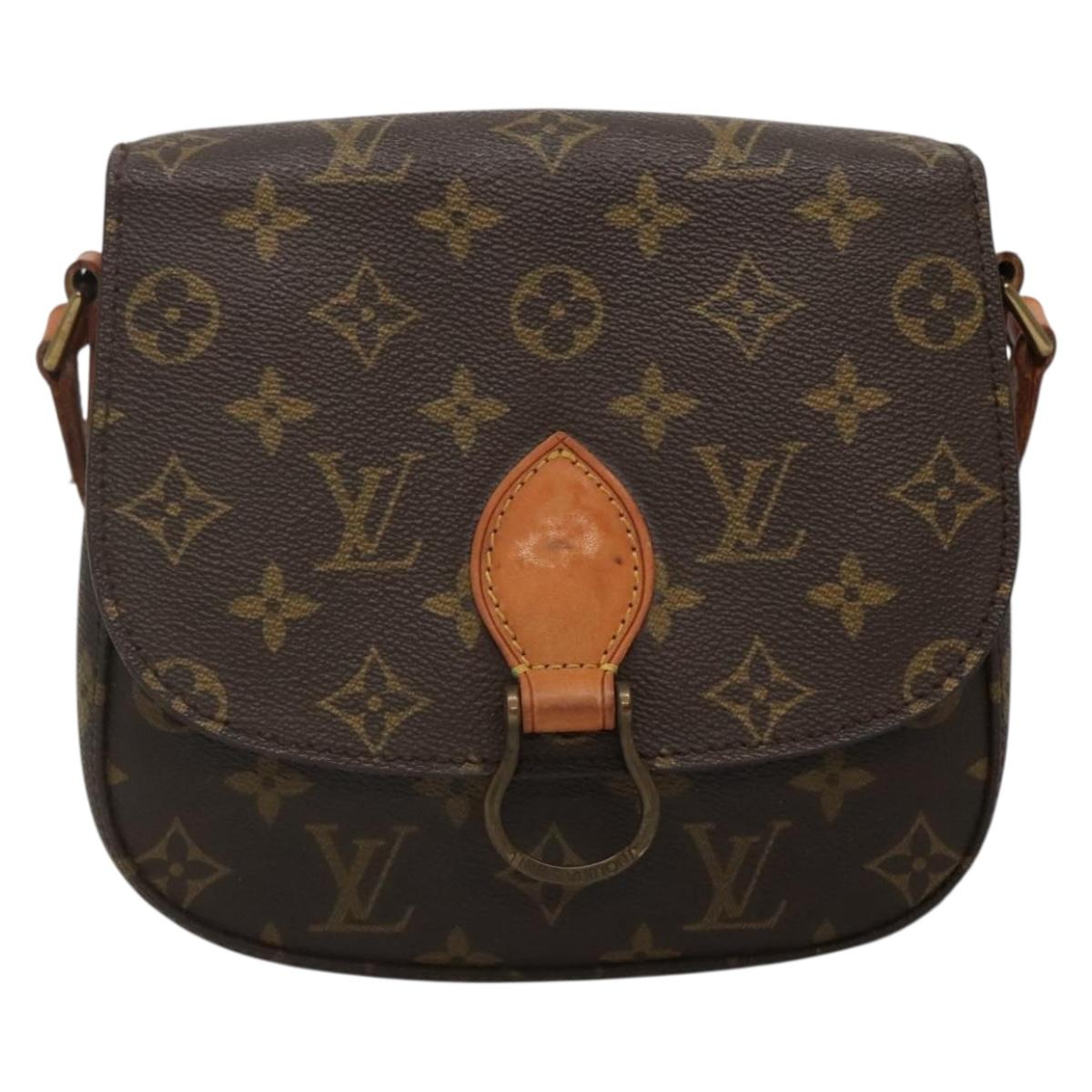 LOUIS VUITTON Monogram Saint Cloud MM Shoulder Bag M51243 LV Auth ep10559