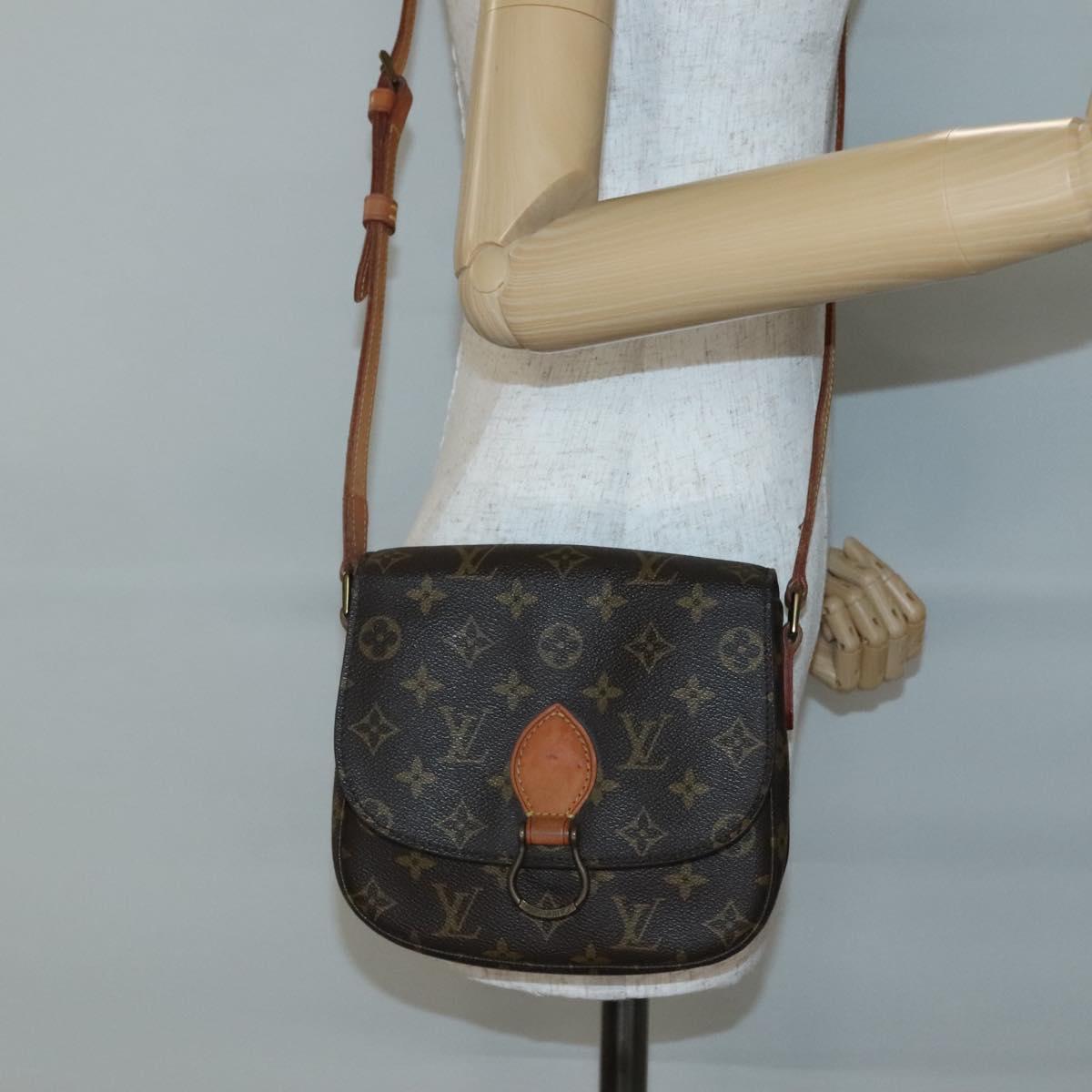 LOUIS VUITTON Monogram Saint Cloud MM Shoulder Bag M51243 LV Auth ep10559