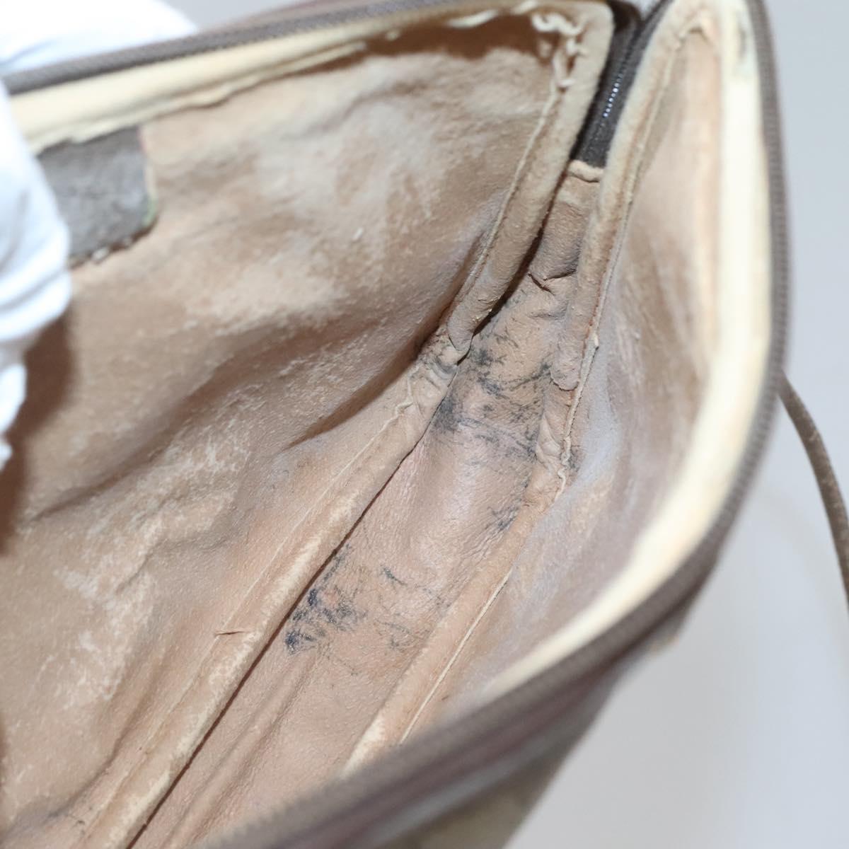 GUCCI GG Supreme Shoulder Bag PVC Beige Gold 56 02 068 Auth ep10564
