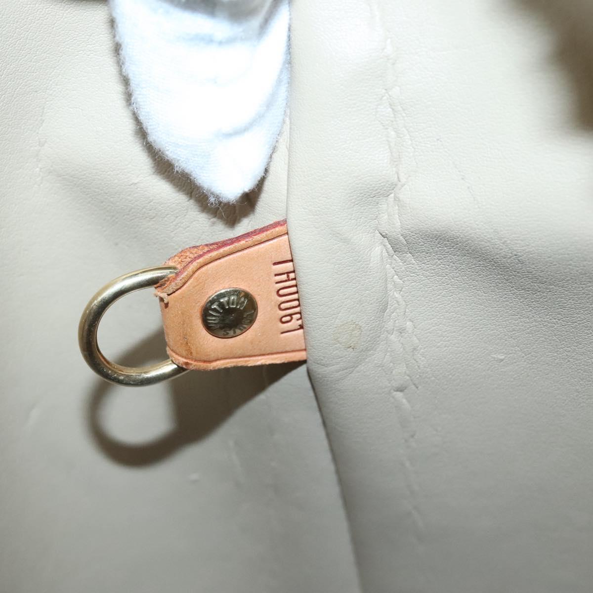 LOUIS VUITTON Monogram Vernis Houston Hand Bag Beige M91004 LV Auth ep10571