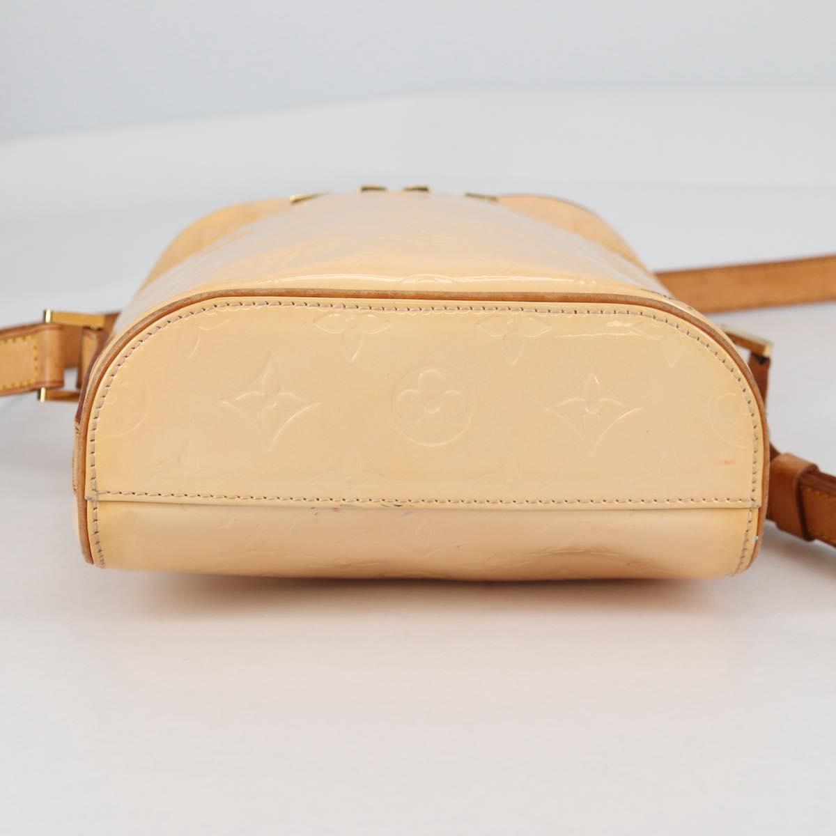 LOUIS VUITTON Vernis Sullivan Vertical Bag Marshmallow Pink M91298 Auth ep10572