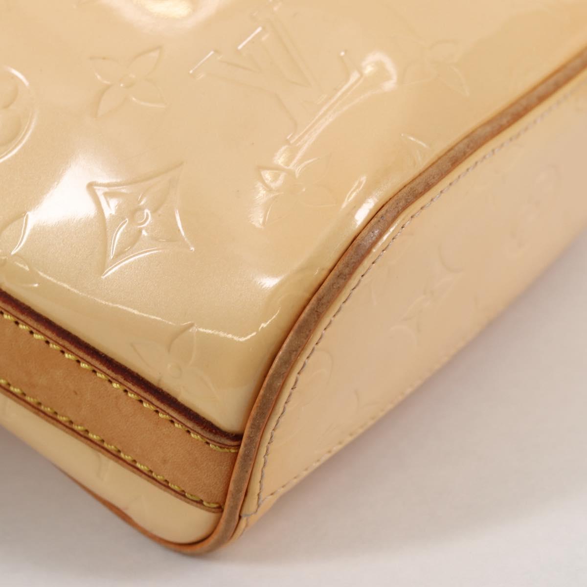 LOUIS VUITTON Vernis Sullivan Vertical Bag Marshmallow Pink M91298 Auth ep10572