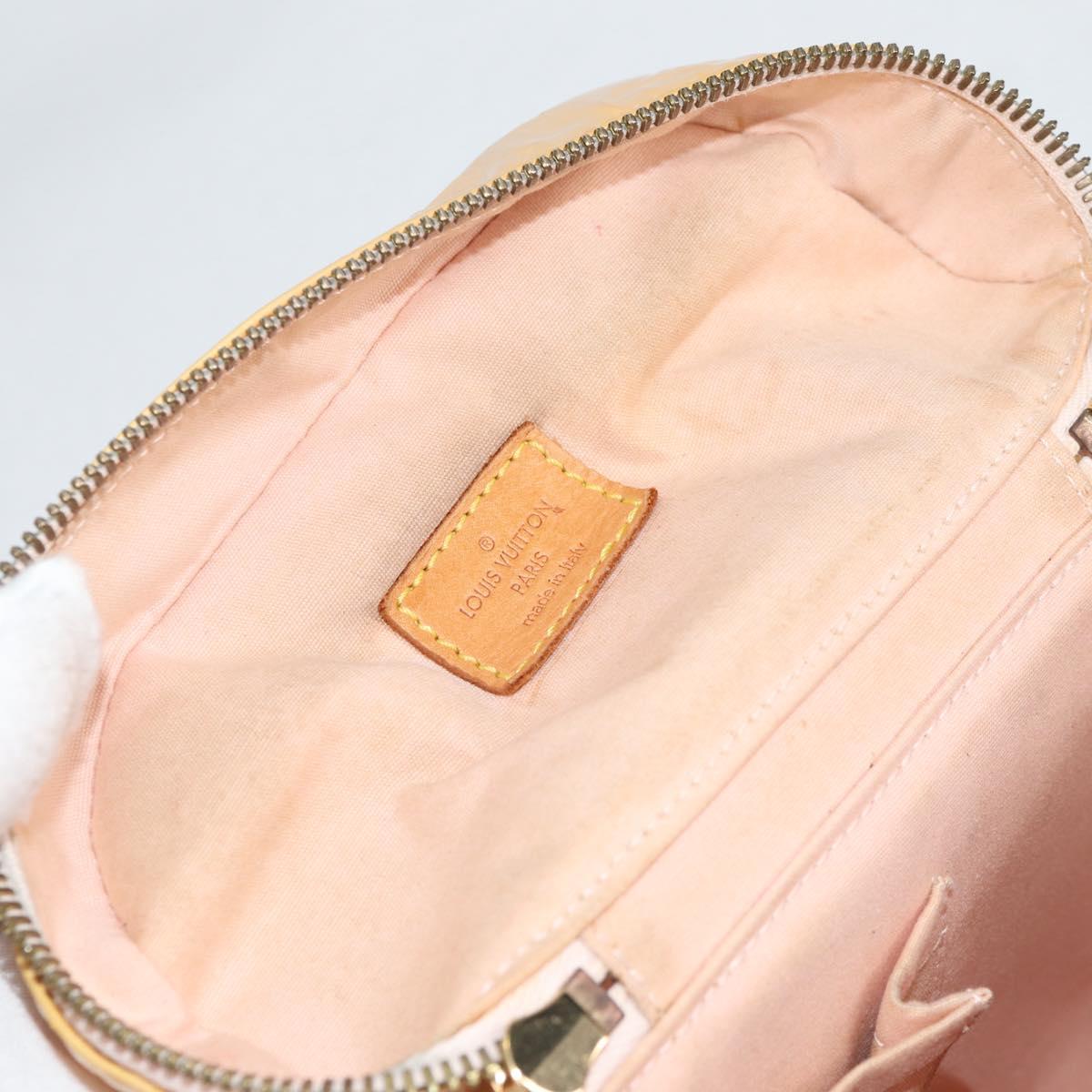 LOUIS VUITTON Vernis Sullivan Vertical Bag Marshmallow Pink M91298 Auth ep10572