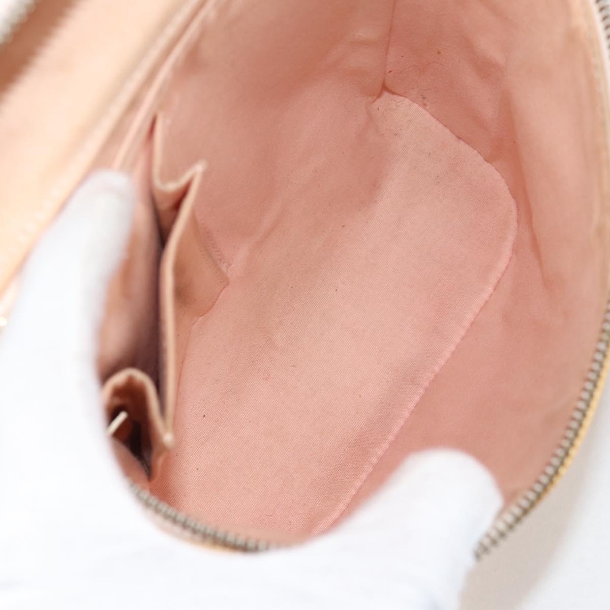 LOUIS VUITTON Vernis Sullivan Vertical Bag Marshmallow Pink M91298 Auth ep10572