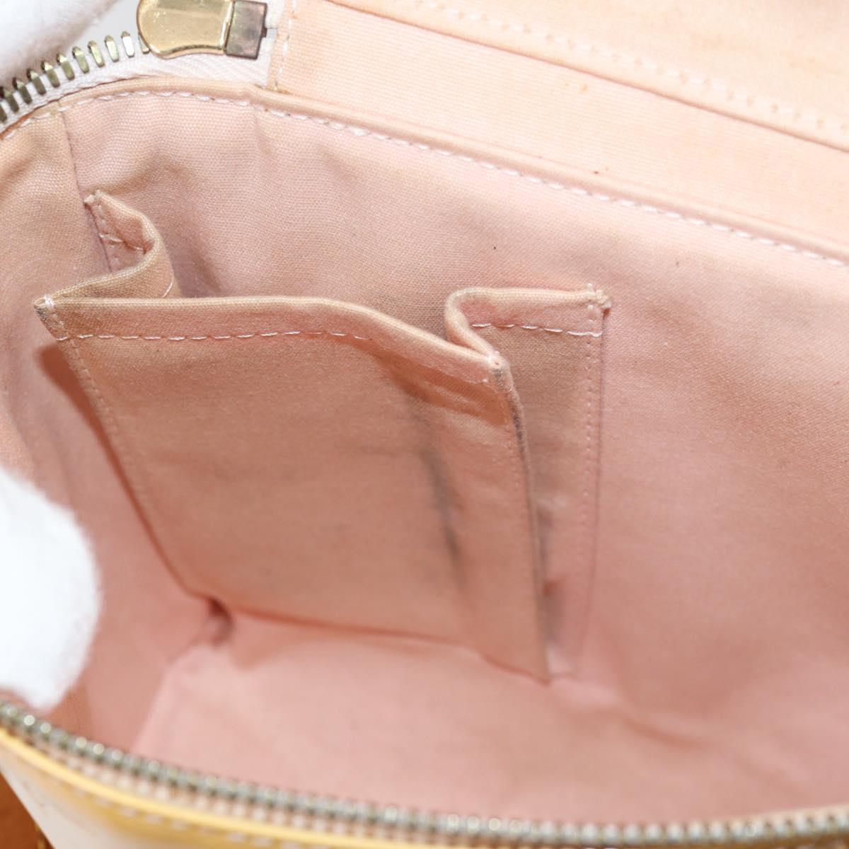 LOUIS VUITTON Vernis Sullivan Vertical Bag Marshmallow Pink M91298 Auth ep10572