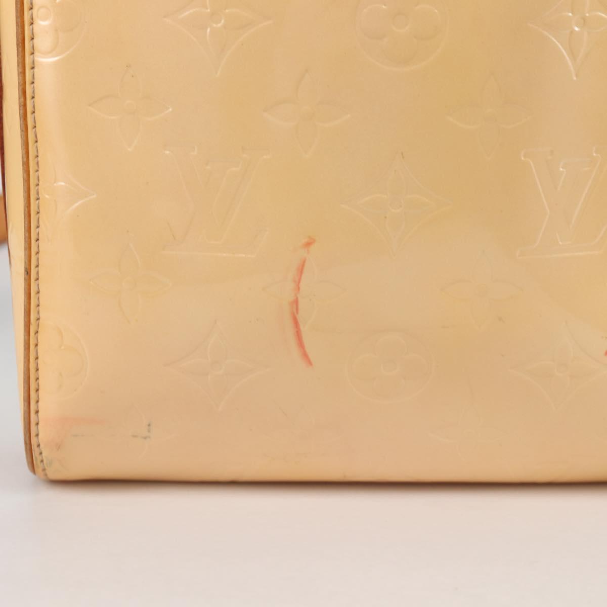 LOUIS VUITTON Vernis Sullivan Vertical Bag Marshmallow Pink M91298 Auth ep10572