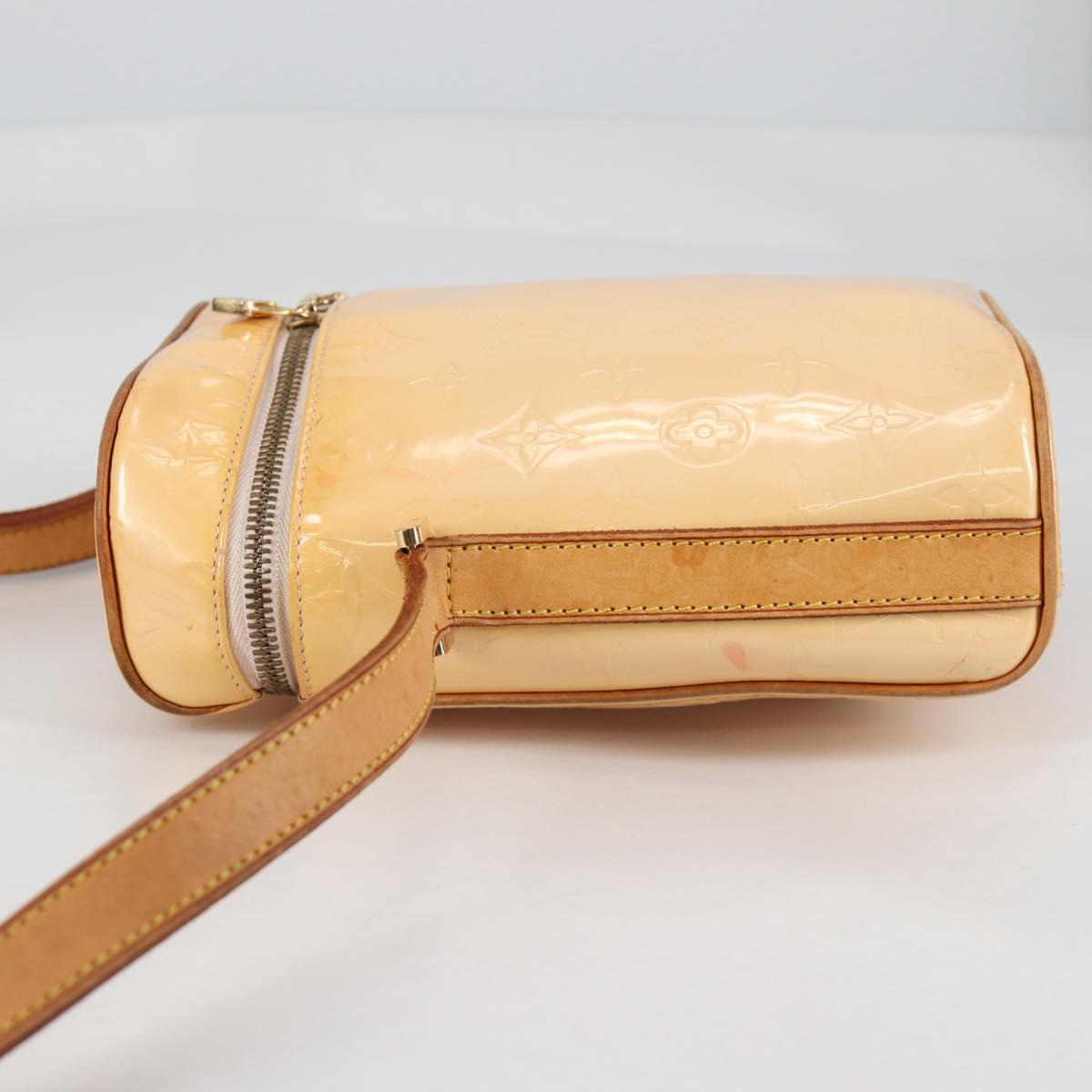 LOUIS VUITTON Vernis Sullivan Vertical Bag Marshmallow Pink M91298 Auth ep10572