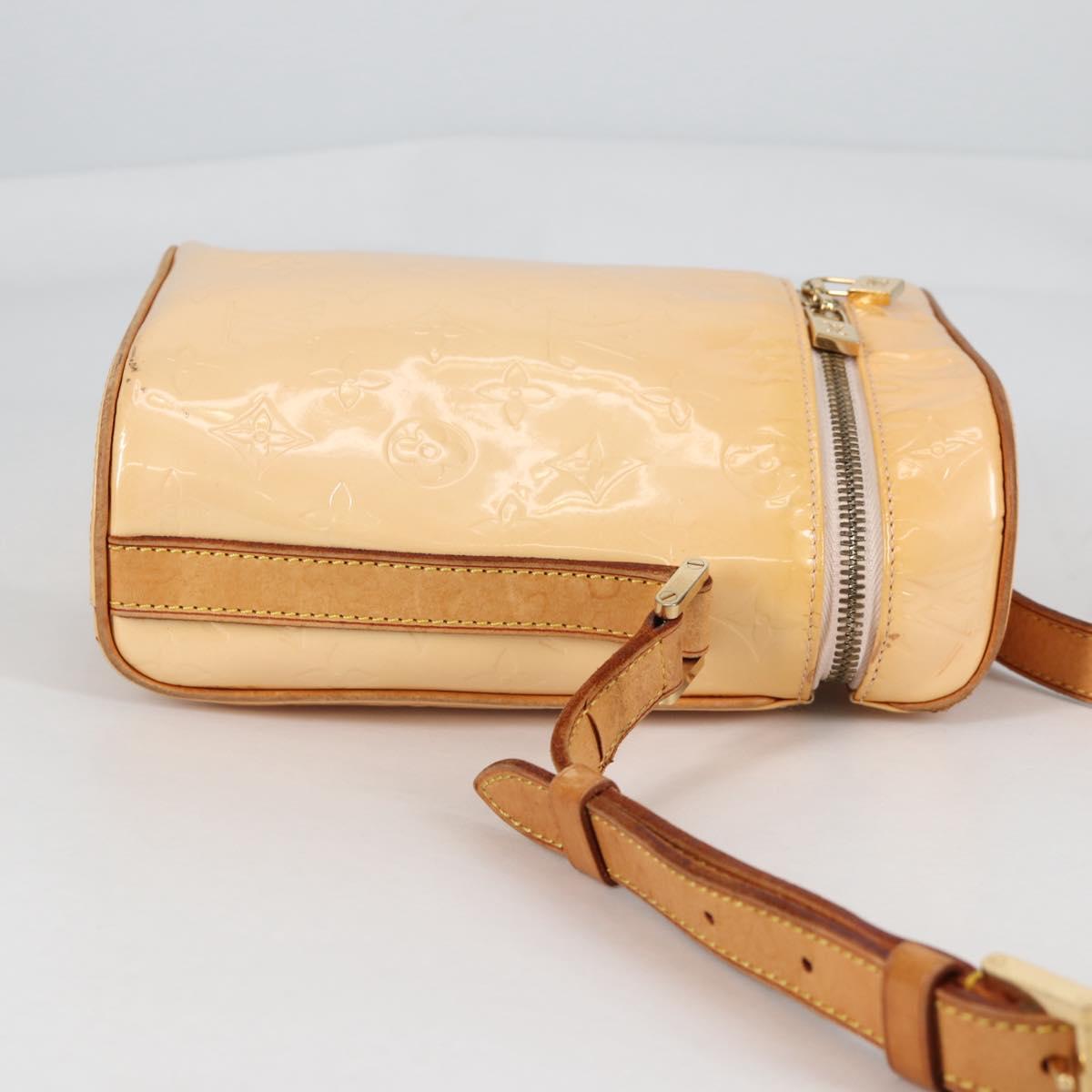 LOUIS VUITTON Vernis Sullivan Vertical Bag Marshmallow Pink M91298 Auth ep10572