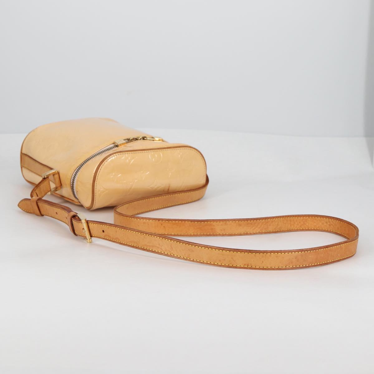 LOUIS VUITTON Vernis Sullivan Vertical Bag Marshmallow Pink M91298 Auth ep10572