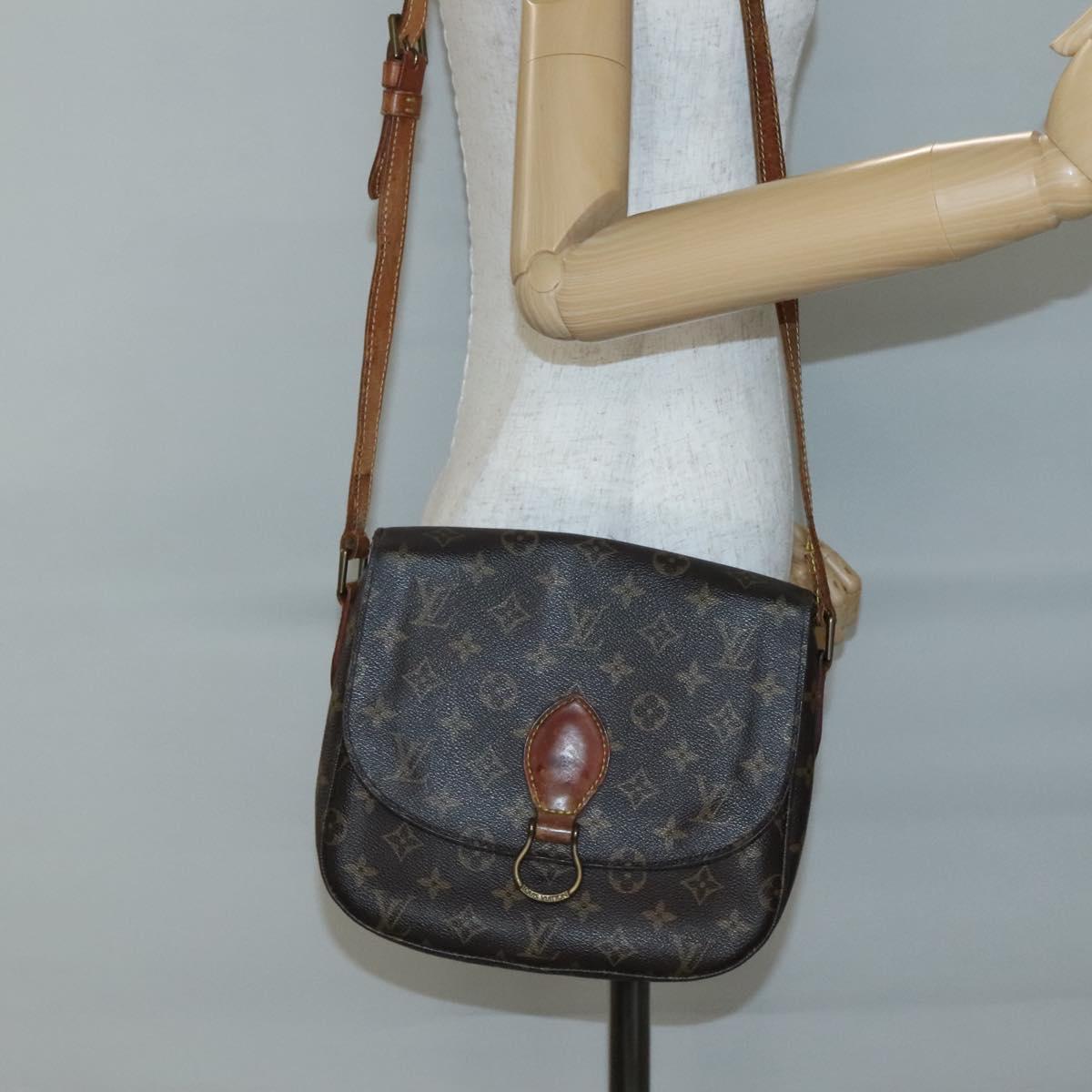 LOUIS VUITTON Monogram Saint Cloud GM Shoulder Bag M51242 LV Auth ep10579