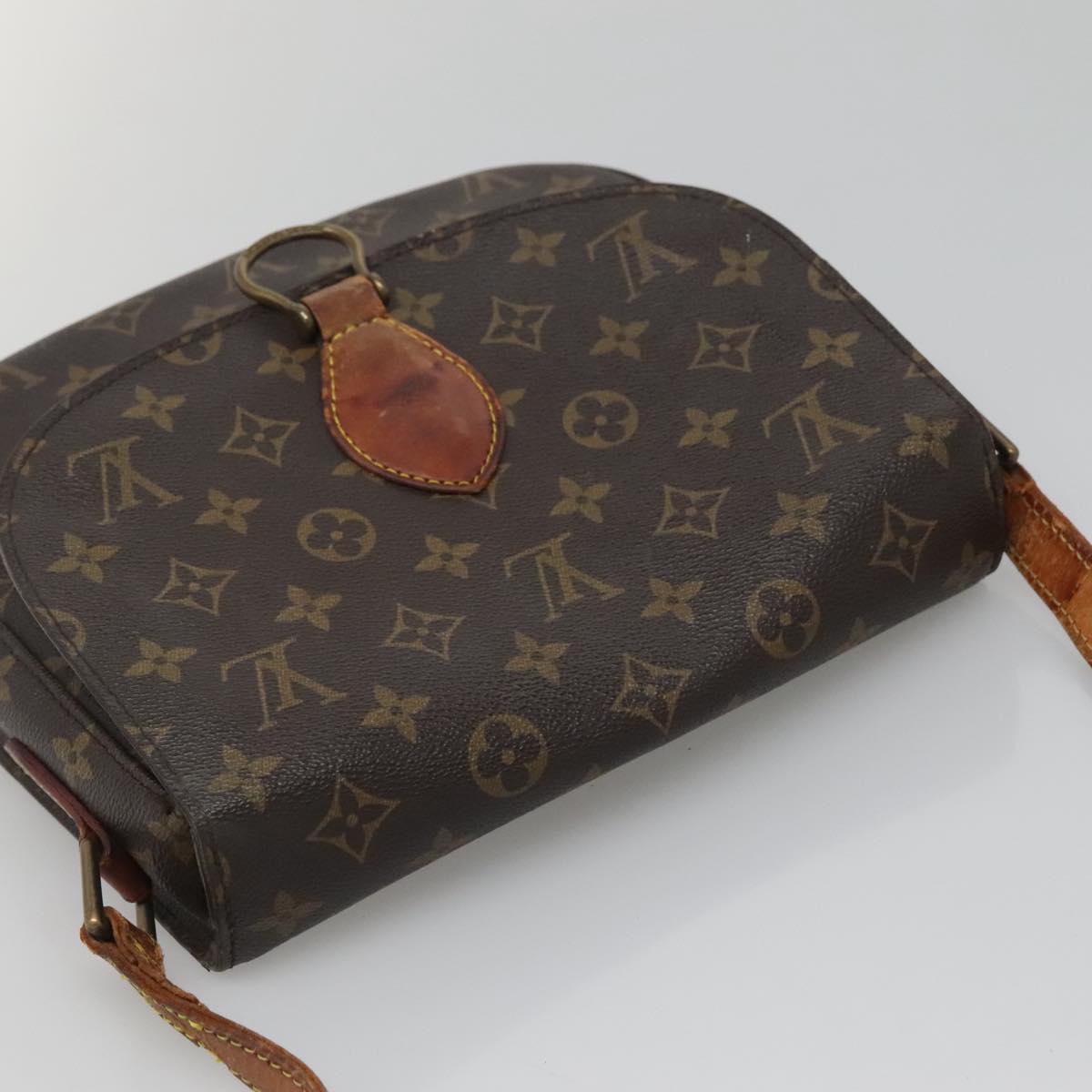 LOUIS VUITTON Monogram Saint Cloud GM Shoulder Bag M51242 LV Auth ep10579