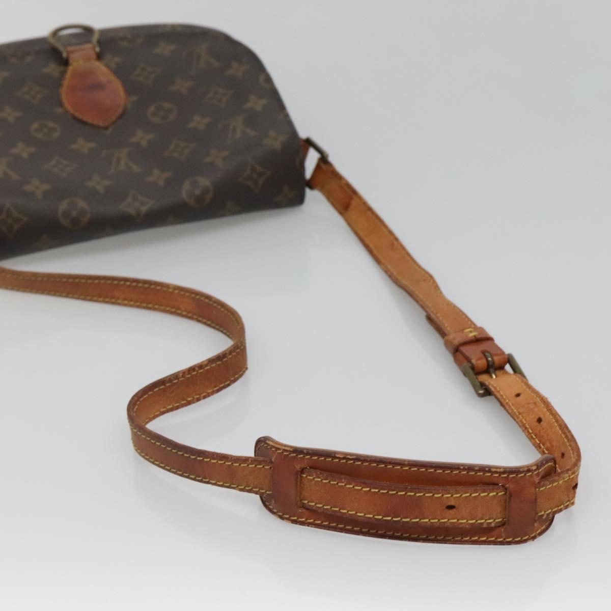 LOUIS VUITTON Monogram Saint Cloud GM Shoulder Bag M51242 LV Auth ep10579
