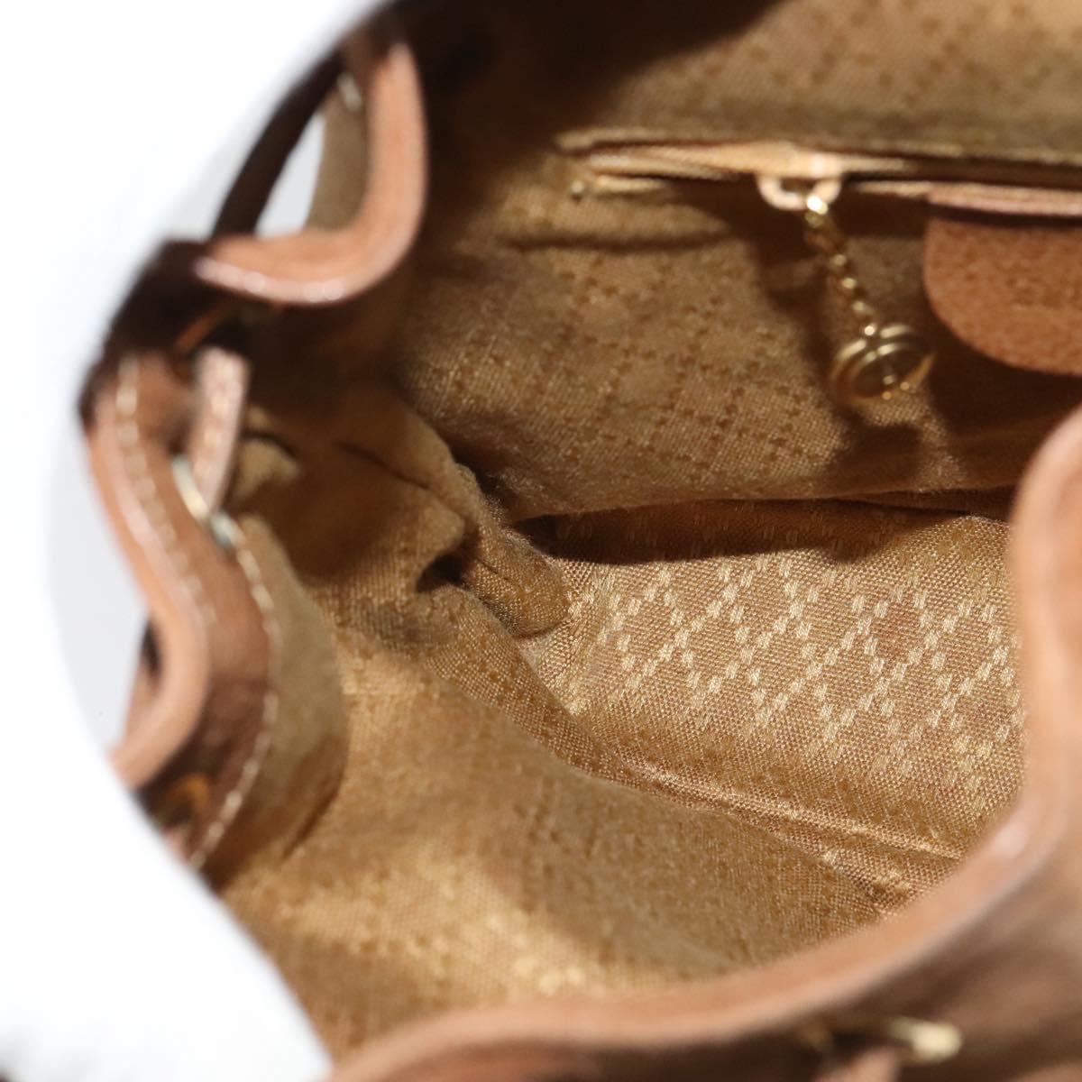 GUCCI Bamboo Backpack Suede Brown Gold 003 58 0030 Auth ep10582