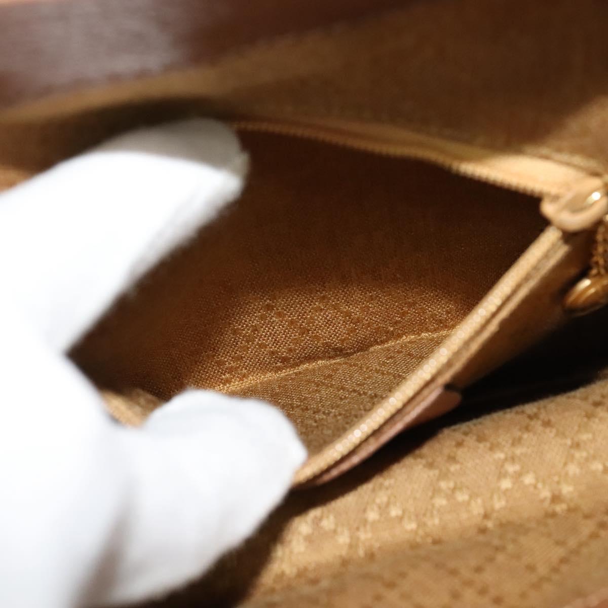 GUCCI Bamboo Backpack Suede Brown Gold 003 58 0030 Auth ep10582