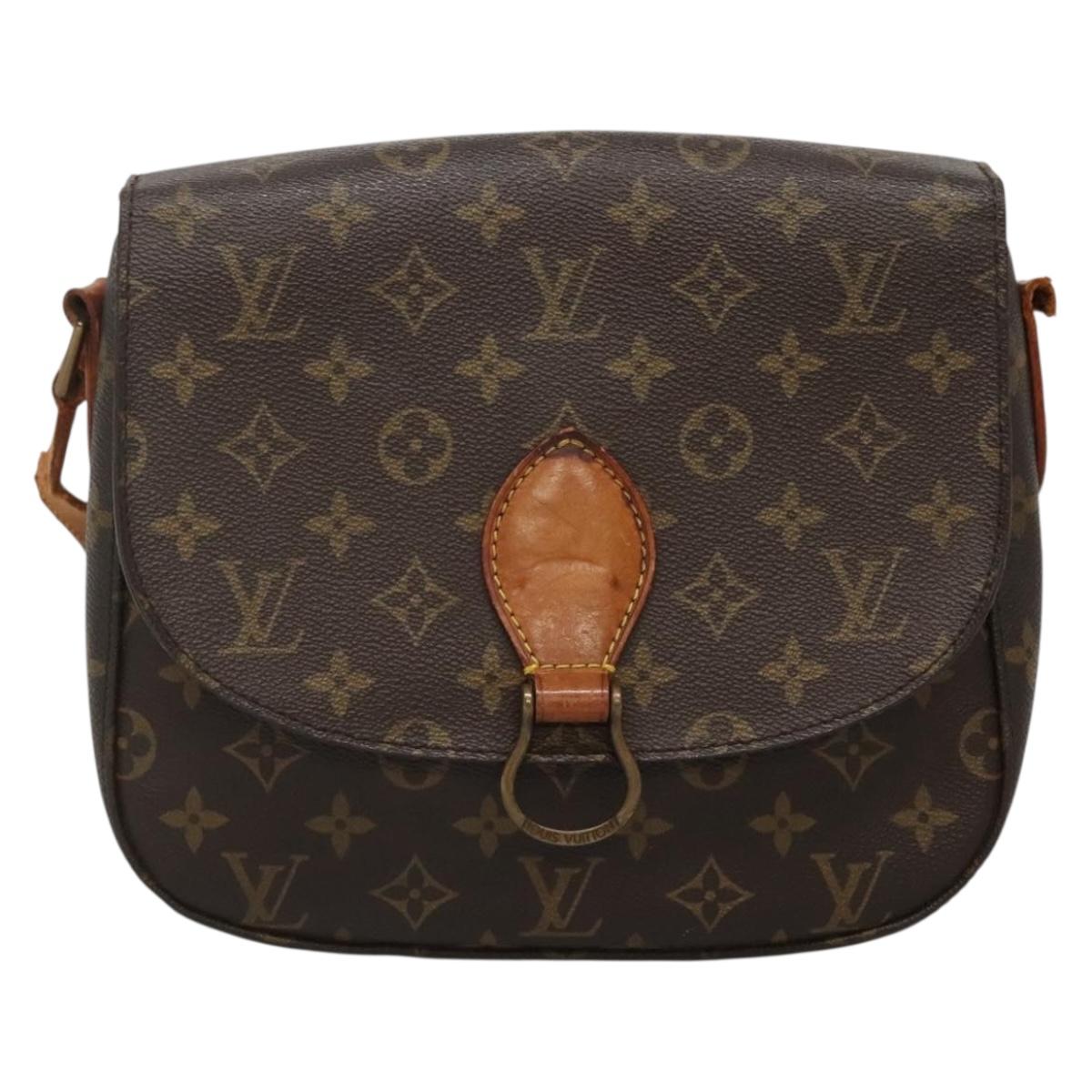 LOUIS VUITTON Monogram Saint Cloud GM Shoulder Bag M51242 LV Auth ep10583