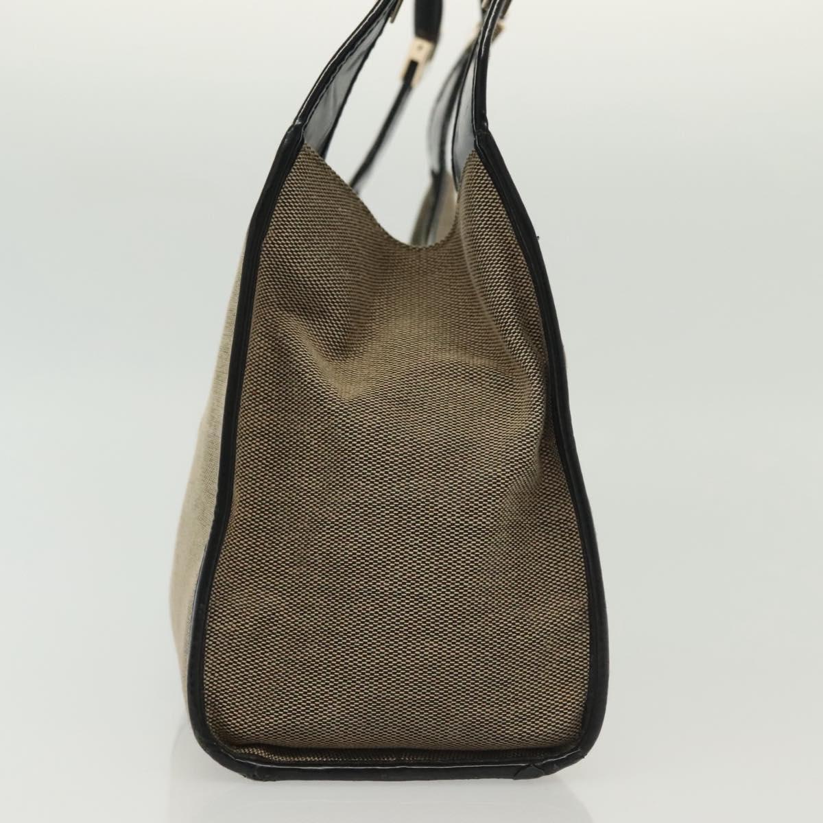 GUCCI GG Canvas Jackie Hand Bag Beige Gold 002 1067 Auth ep10589