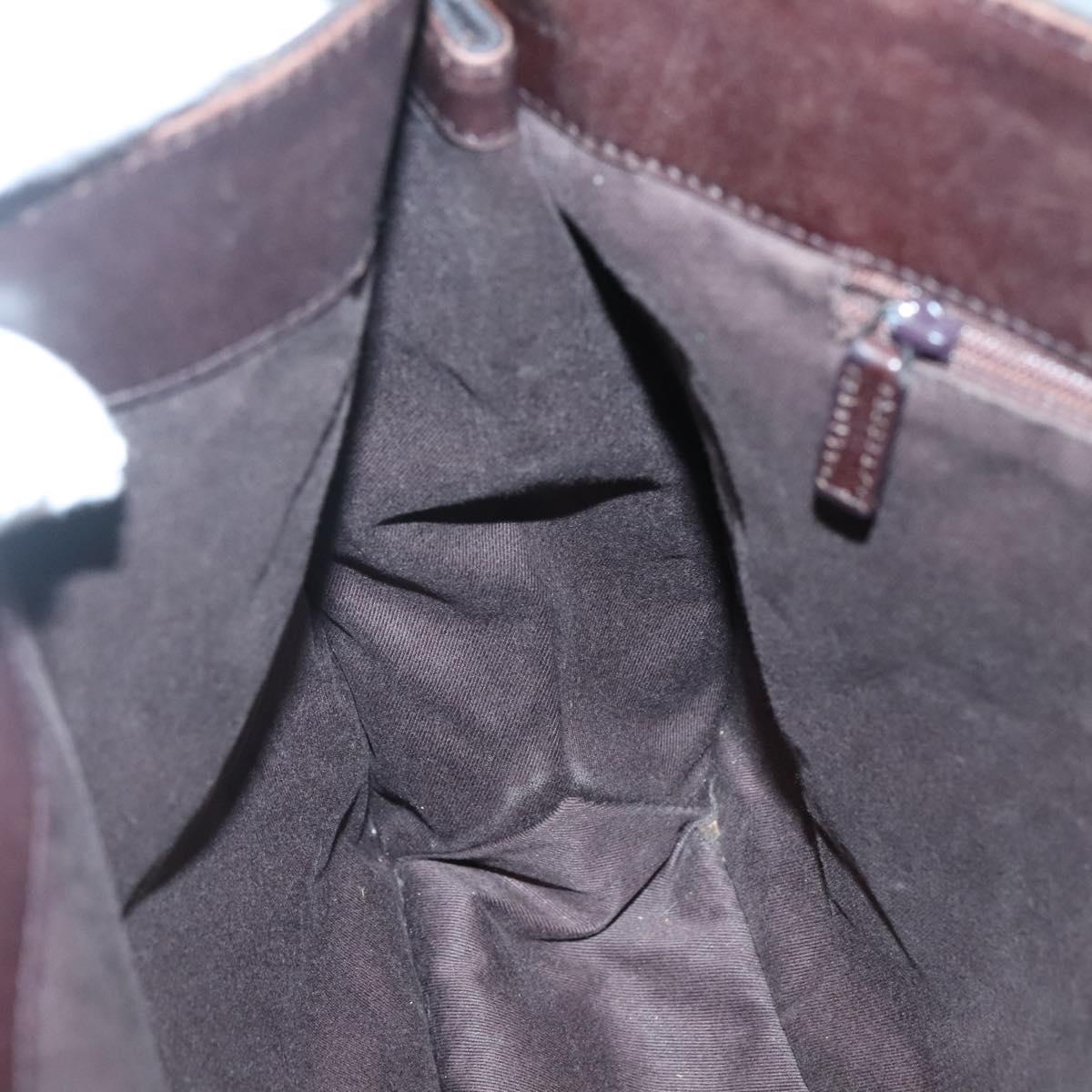 GUCCI GG Canvas Shoulder Bag Dark Brown 90656 Auth ep10594