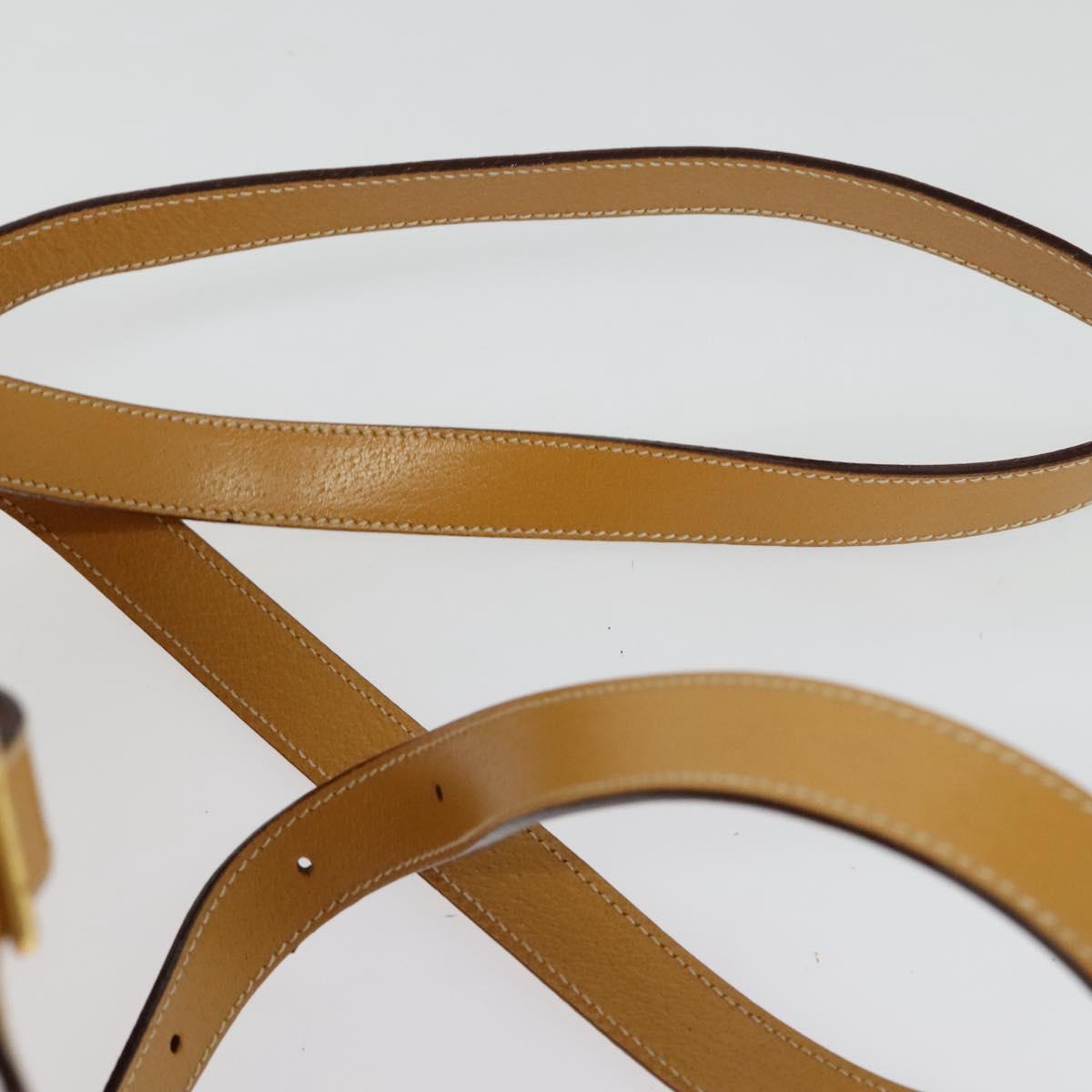GUCCI Bamboo Backpack Leather Beige Gold 003 2034 0030 Auth ep10604
