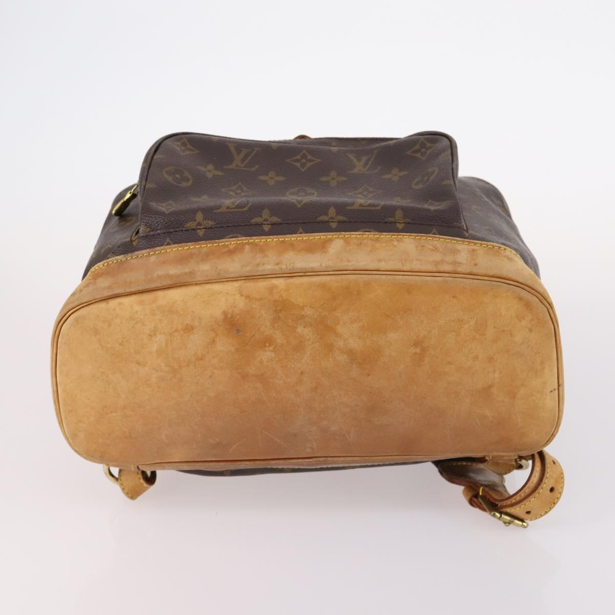 LOUIS VUITTON Monogram Montsouris GM Backpack M51135 LV Auth ep10626